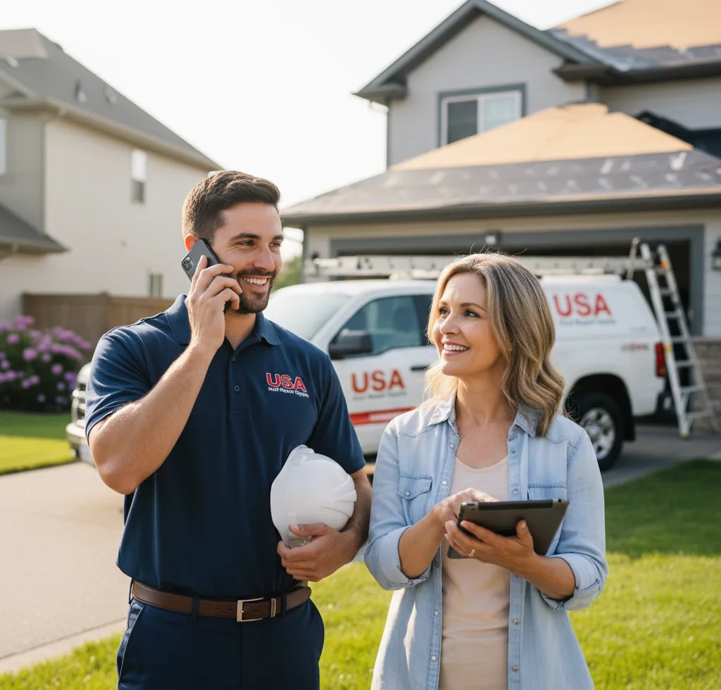 USA Roof Repair Experts customer support in Leeds